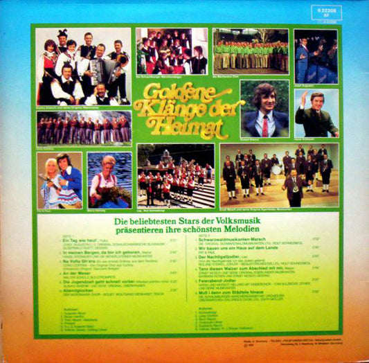 Various - Goldene Klänge Der Heimat (LP) Vinyl LP Vinyl Zeer Goed / Hoesje Goed "VINYLSINGLES.NL"
