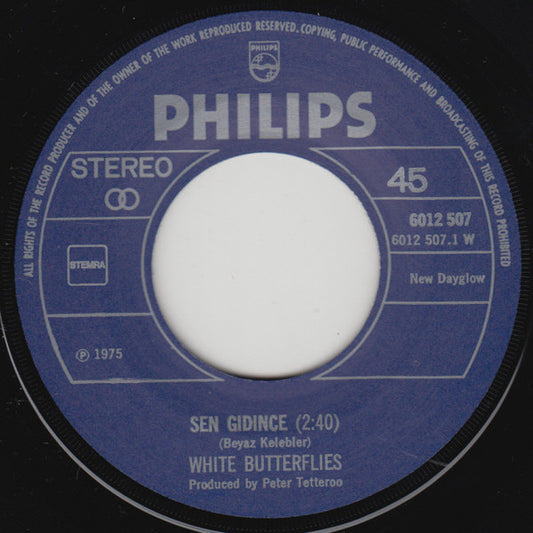 White Butterflies - Sengidince Vinyl Singles Vinyl Zeer Goed / Hoesje Goed "VINYLSINGLES.NL"