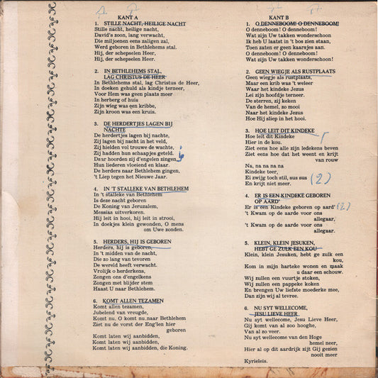 Kinderkoor Jacob Hamel - Zingen Bij De Kerstboom 26550 Vinyl Singles Vinyl Zeer Goed / Hoesje Goed "VINYLSINGLES.NL"