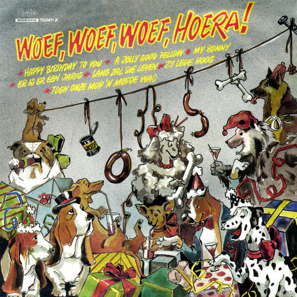 Singing Dogs - Woef, Woef, Woef, Hoera! 15505 Vinyl Singles Goede Staat