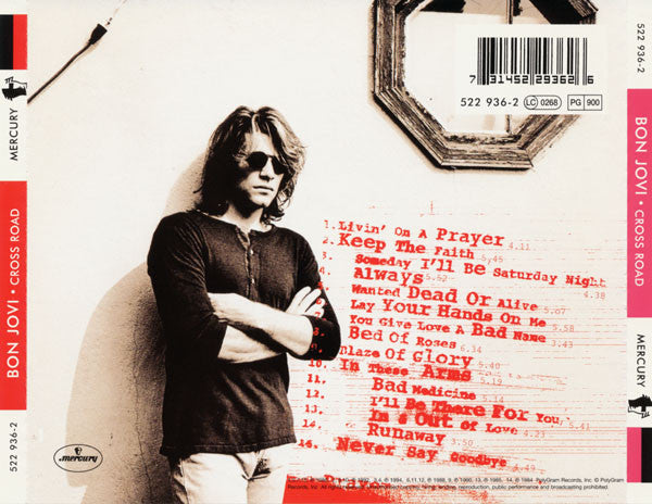 Bon Jovi - Cross Road (The Best Of Bon Jovi) (CD) Compact Disc Goede Staat