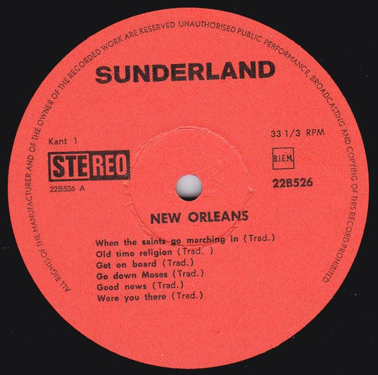 New Orleans Gospel Group - Gospels En Spirituals (LP)