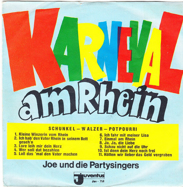 Joe Und Die Partysingers - Karneval Am Rhein 27484 Vinyl Singles VINYLSINGLES.NL