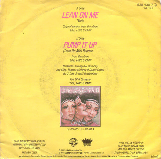 Club Nouveau - Lean On Me 43415
