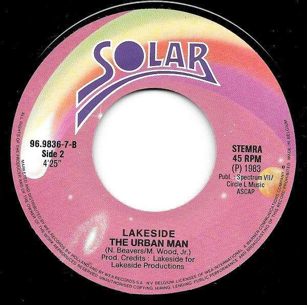 Lakeside - Raid Vinyl Singles Vinyl Very Good (VG) <br> Hoes Good Plus (G+)