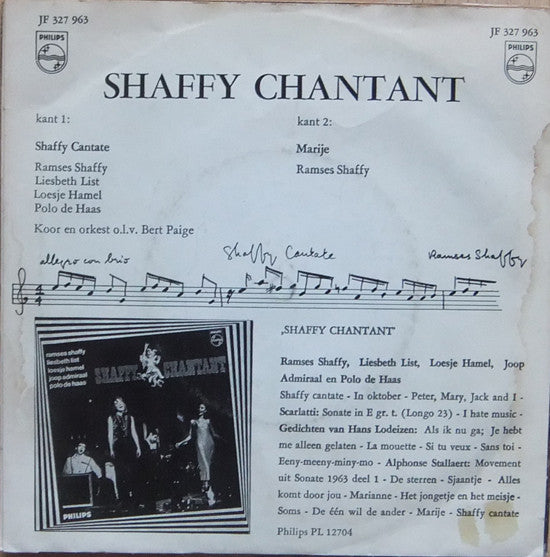 Shaffy Chantant / Ramses Shaffy - Shaffy Cantate / Marije Vinyl Singles Goede Staat