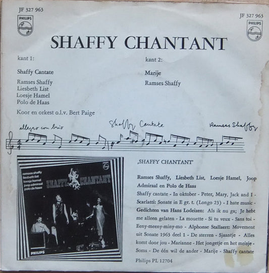 Shaffy Chantant / Ramses Shaffy - Shaffy Cantate / Marije 29976