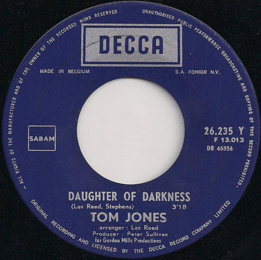 Tom Jones - Daughter Of Darkness