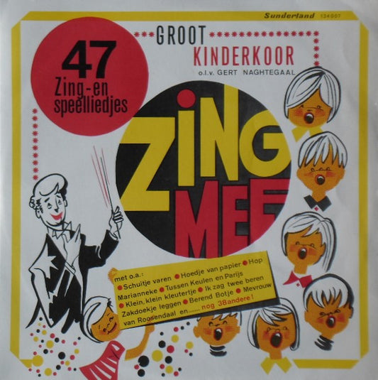 Groot Kinderkoor - Zing Mee (47 Zing- En Speelliedjes) (LP) Vinyl LP VINYLSINGLES.NL