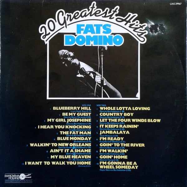 Fats Domino - 20 Greatest Hits (LP) 49170 Vinyl LP VINYLSINGLES.NL
