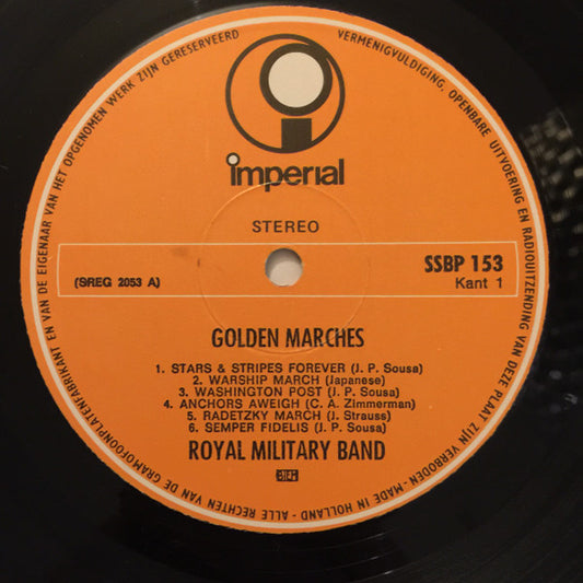 Royal Military Band - Golden Marches (LP)