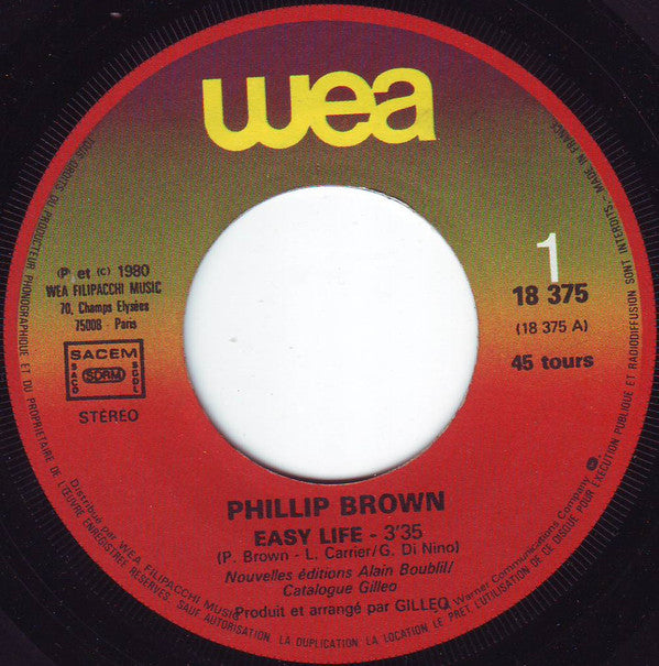 Phillip Brown - Easy Life 19588 Vinyl Singles Hoes: Generic