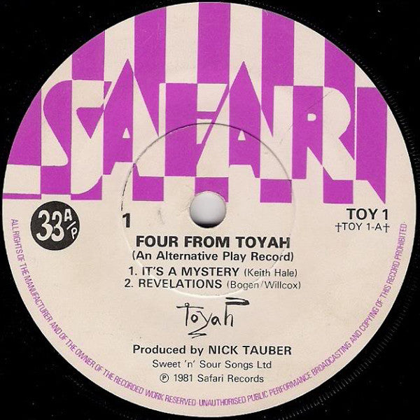 Toyah - Four From Toyah 14149 Vinyl Singles Goede Staat