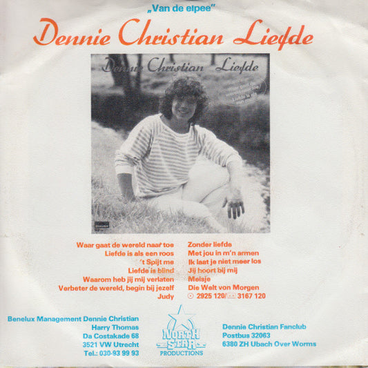 Dennie Christian - Waar Gaat De Wereld Naar Toe 42566 Vinyl Singles Vinyl Zeer Goed / Hoesje Goed "VINYLSINGLES.NL"