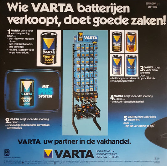 Various - Varta Batterijen Dáár Zit Pas Leven In! (LP) Vinyl LP Vinyl Zeer Goed / Hoesje Goed "VINYLSINGLES.NL"