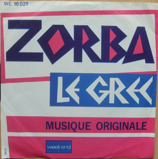 Duo Acropolis ‎– Zorba Le Grec 08985 Vinyl Singles Goede Staat