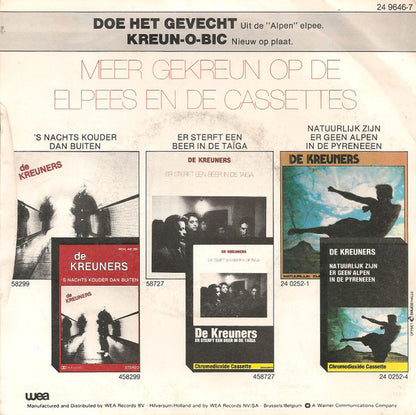 Kreuners - Doe Het Gevecht 32220 Vinyl Singles Goede Staat