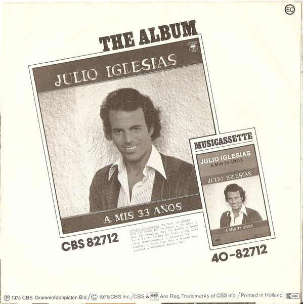 Julio Iglesias - Por Un Poco De Tu Amor 27689 35234 35437 37611 Vinyl Singles Goede Staat