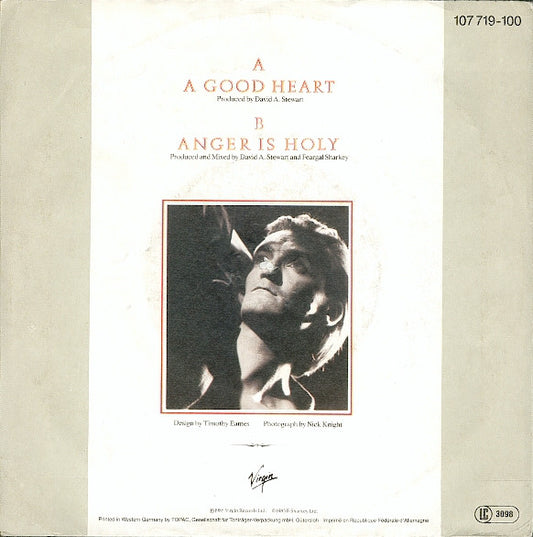 Feargal Sharkey - A Good Heart 30485 Vinyl Singles Vinyl Zeer Goed / Hoesje Goed "VINYLSINGLES.NL"