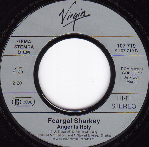 Feargal Sharkey - A Good Heart 31125 30485 26824 17534 Vinyl Singles Goede Staat