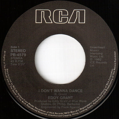 Eddy Grant - I Don't Wanna Dance 09811 17388 25049 30797 Vinyl Singles Goede Staat