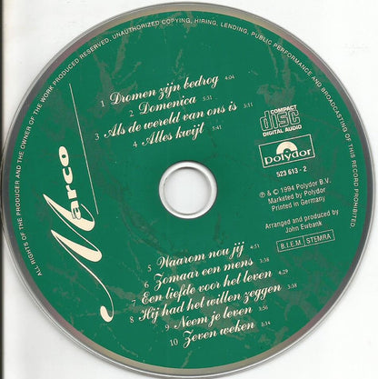 Marco Borsato - Marco (CD) Compact Disc VINYLSINGLES.NL
