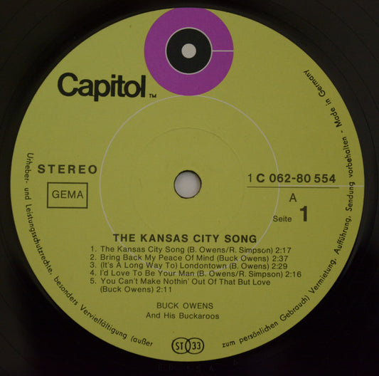 Buck Owens - The Kansas City Song (LP)