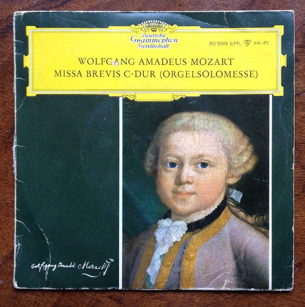 Wolfgang Amadeus Mozart - Missa brevis c-dur (EP) Vinyl Singles EP VINYLSINGLES.NL