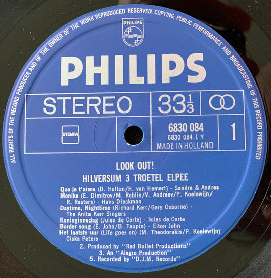 Various - Look Out, Hilversum Ill Troetel Elpee (LP) Vinyl LP Vinyl Zeer Goed / Hoesje Goed "VINYLSINGLES.NL"