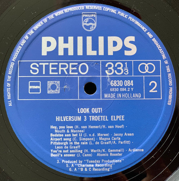 Various - Look Out, Hilversum Ill Troetel Elpee (LP) 40780 Vinyl LP Goede Staat