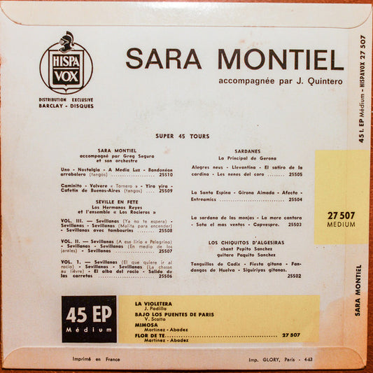 Sara Montiel - La Violetera