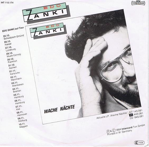 Edo Zanki - Der Grund Bist Du Vinyl Singles VINYLSINGLES.NL