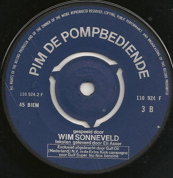 Wim Sonneveld - Een Extra Kick Van Wim Sonneveld 3 13922 Vinyl Singles VINYLSINGLES.NL