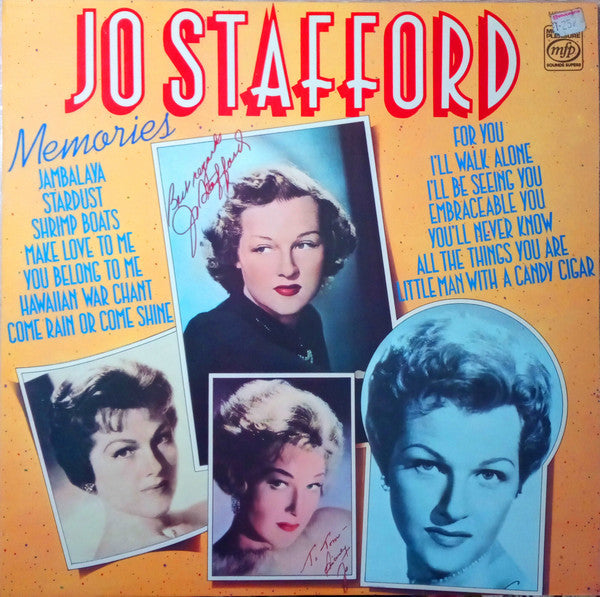 Jo Stafford - Memories (LP) 44367 Vinyl LP Goede Staat