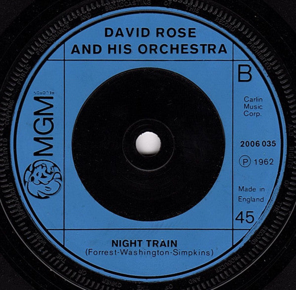 David Rose & His Orchestra - The Stripper Vinyl Singles Vinyl Very Good (VG) <br> Hoes Good Plus (G+)