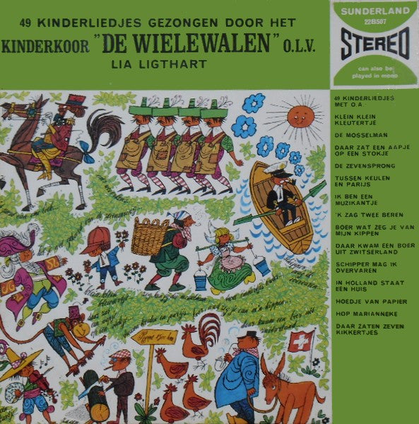 Wielewalen - 49 Kinderliedjes Gezongen Door Het Kinderkoor De Wielewalen (LP) 40745 50108 Vinyl LP VINYLSINGLES.NL