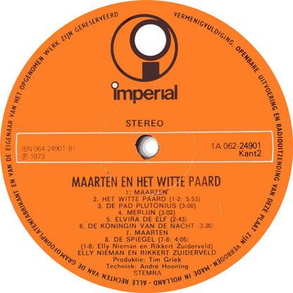 Elly & Rikkert Zuiderveld - Maarten En Het Witte Paard (LP) 49481 Vinyl LP VINYLSINGLES.NL