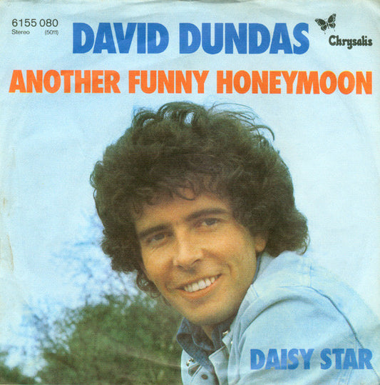 David Dundas - Another Funny Honeymoon 07571 Vinyl Singles Vinyl Very Good (VG) <br> Hoes Good Plus (G+)