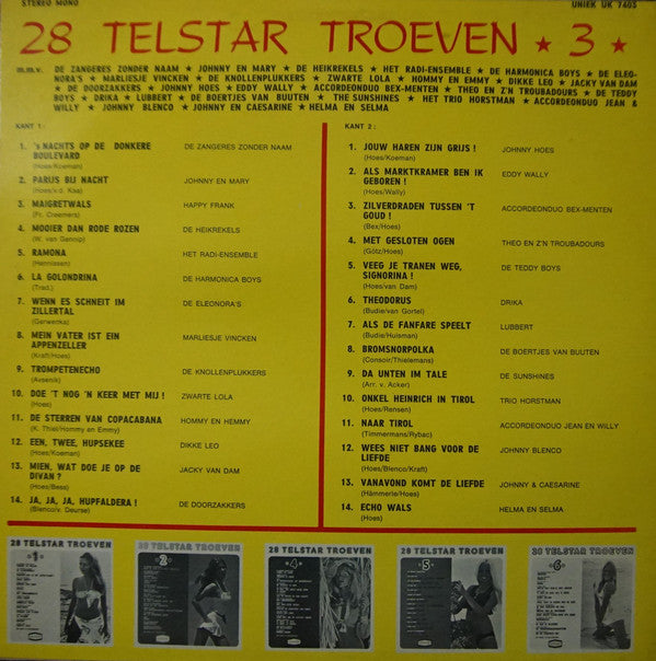 Various - 28 Telstar Troeven 3 (LP) 43583 Vinyl LP Goede Staat