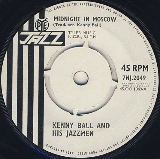 Kenny Ball And His Jazzmen - Midnight In Moscow 16592 Vinyl Singles VINYLSINGLES.NL
