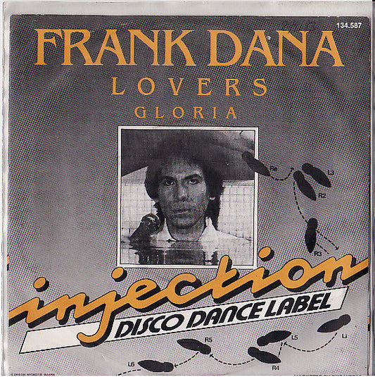 Frank Dana - Lovers Vinyl Singles Vinyl Very Good (VG) <br> Hoes Good Plus (G+)