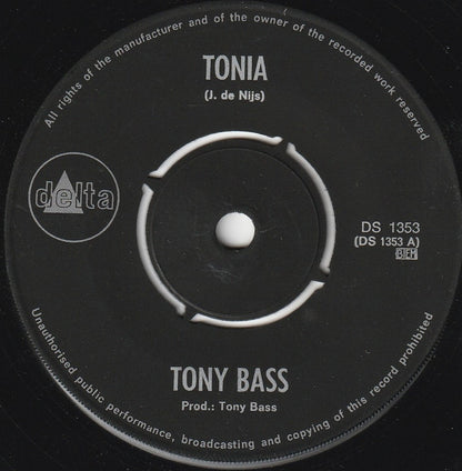 Tony Bass - Tonia 33264 Vinyl Singles Goede Staat