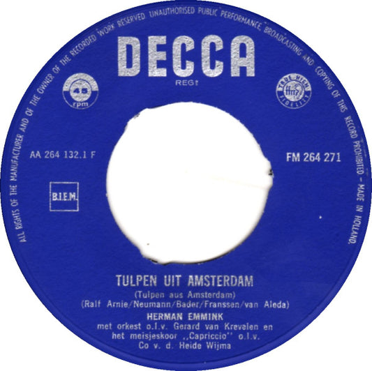 Herman Emmink - Tulpen Uit Amsterdam 29516 Vinyl Singles VINYLSINGLES.NL