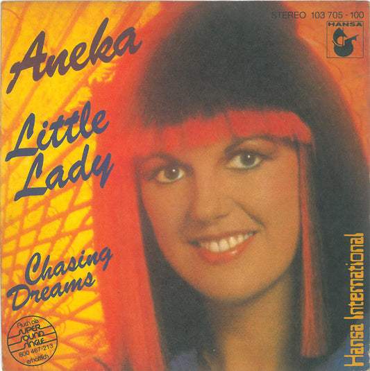Aneka - Little Lady Vinyl Singles Vinyl Very Good (VG) <br> Hoes Good Plus (G+)