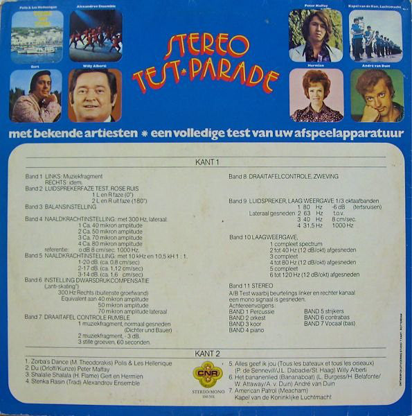 No Artist / Various - Hifi Stereo Test (LP) – VINYLSINGLES.NL