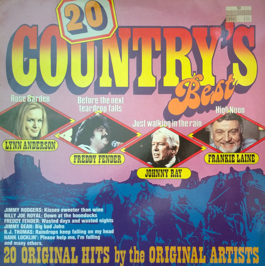 Various - 20 Country's Best (LP) 49066 Vinyl LP Goede Staat