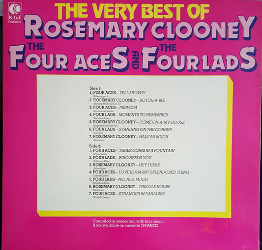 Rosemary Clooney Four Aces The And Four Lads - The Very Best Of (LP)