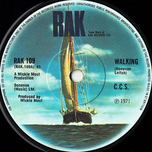 C.C.S. - Walking 23494 Vinyl Singles Goede Staat