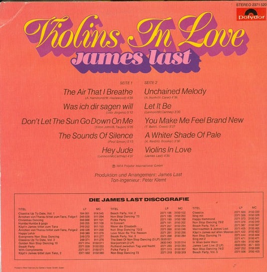 James Last - Violins In Love (LP) 49749