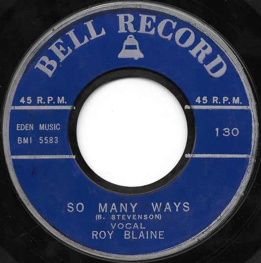 Red Lines, Roy Blaine - Poison Ivy 22083 Vinyl Singles Hoes: Generic